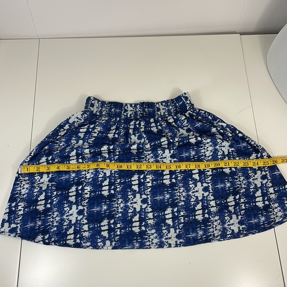 H&M cotton mini skirt, elastic waistband, tie dye, Size 4, XS - Picture 8 of 10